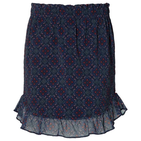 NWT - Quapi - Girls Pink Ruffle Top and Blue Skirt Set - Picture 5 of 5